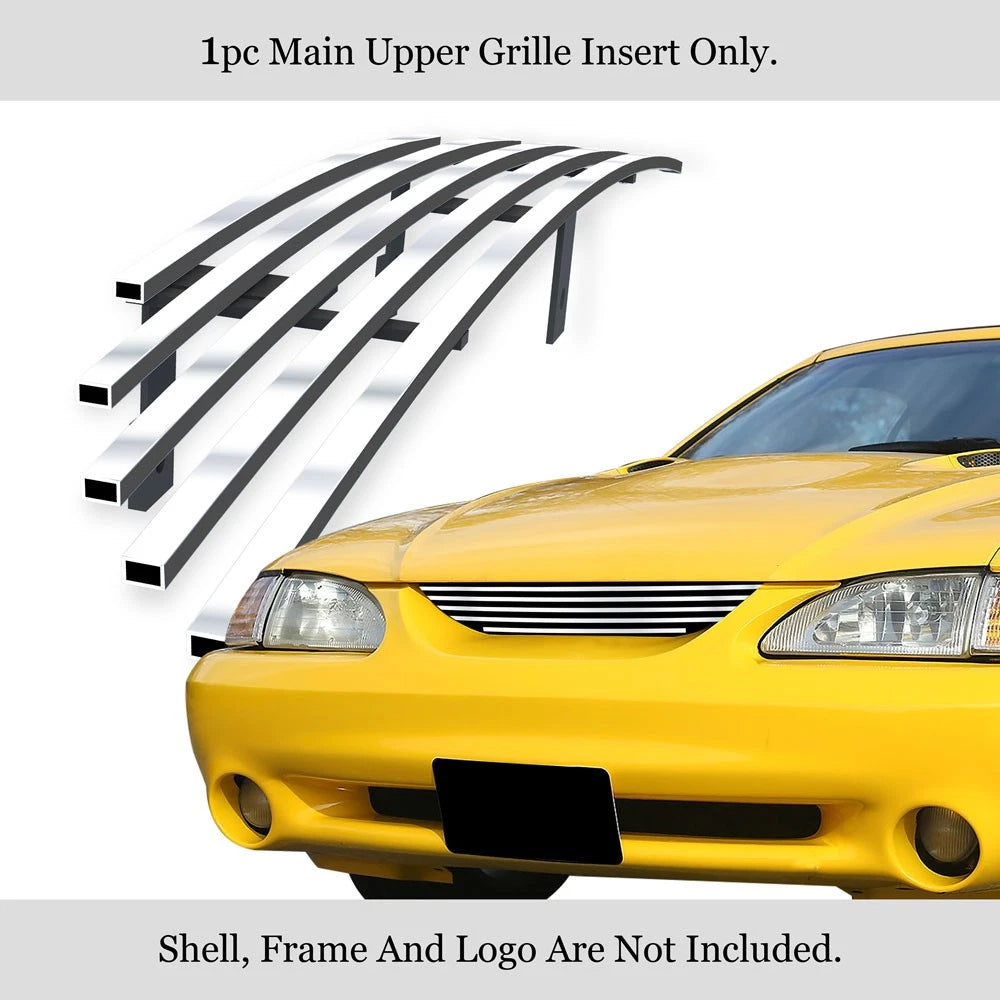 Stainless Steel Billet Grille Insert for Ford Mustang (1994-1998)
