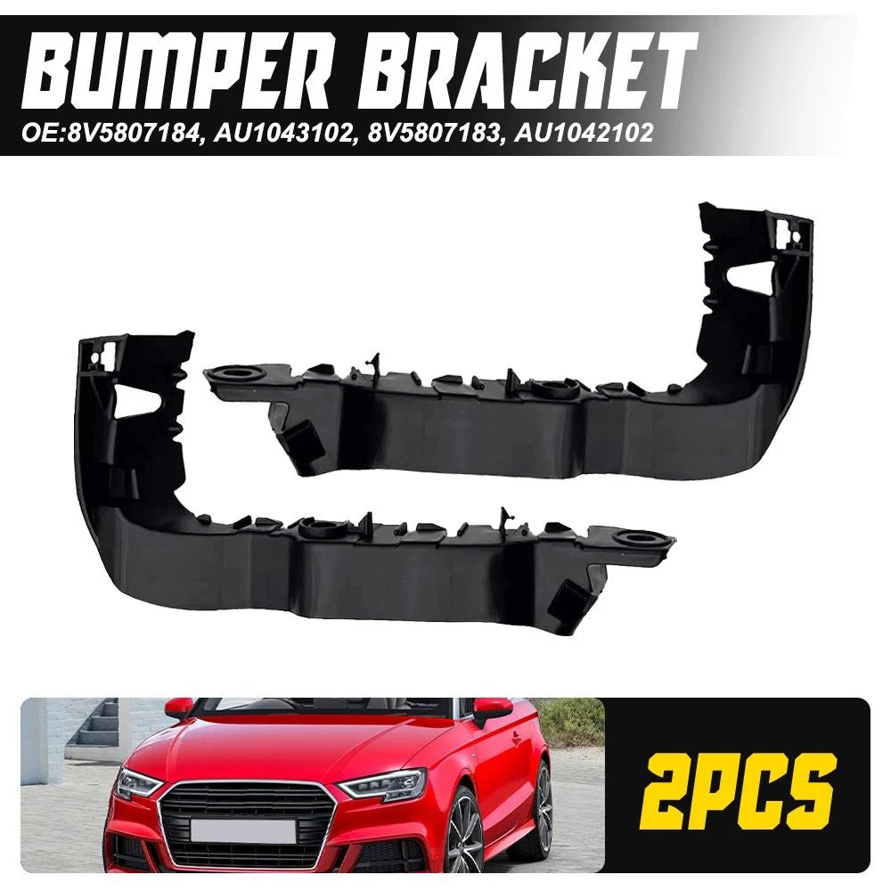2X Front Bumper Bracket for Audi A3 (2015–2018) EV