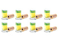 Set of 8 Engine Oil Filters HU718/1k for Dodge Freightliner Sprinter (2002–2018)