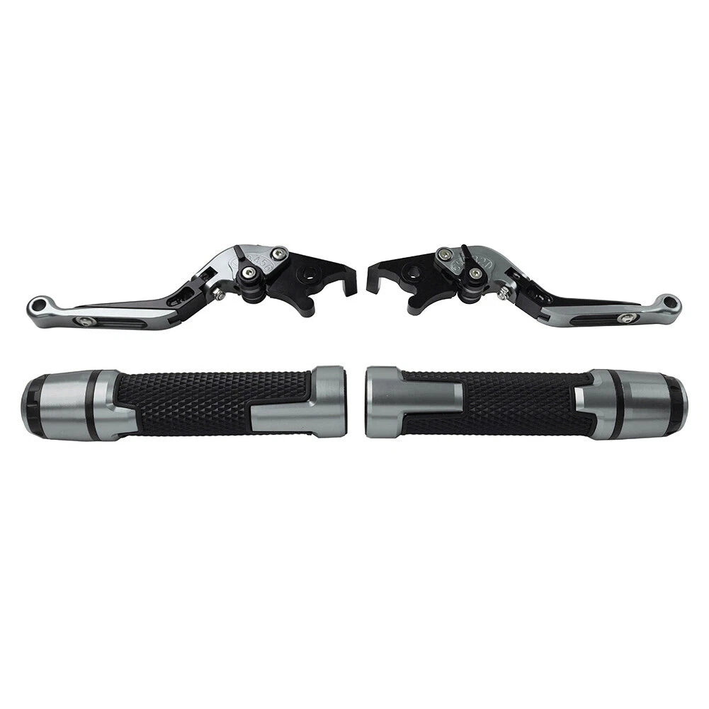 Set of 2 Extendable Brake Clutch Lever Handlebar Grips for Honda CB1100 CB1300