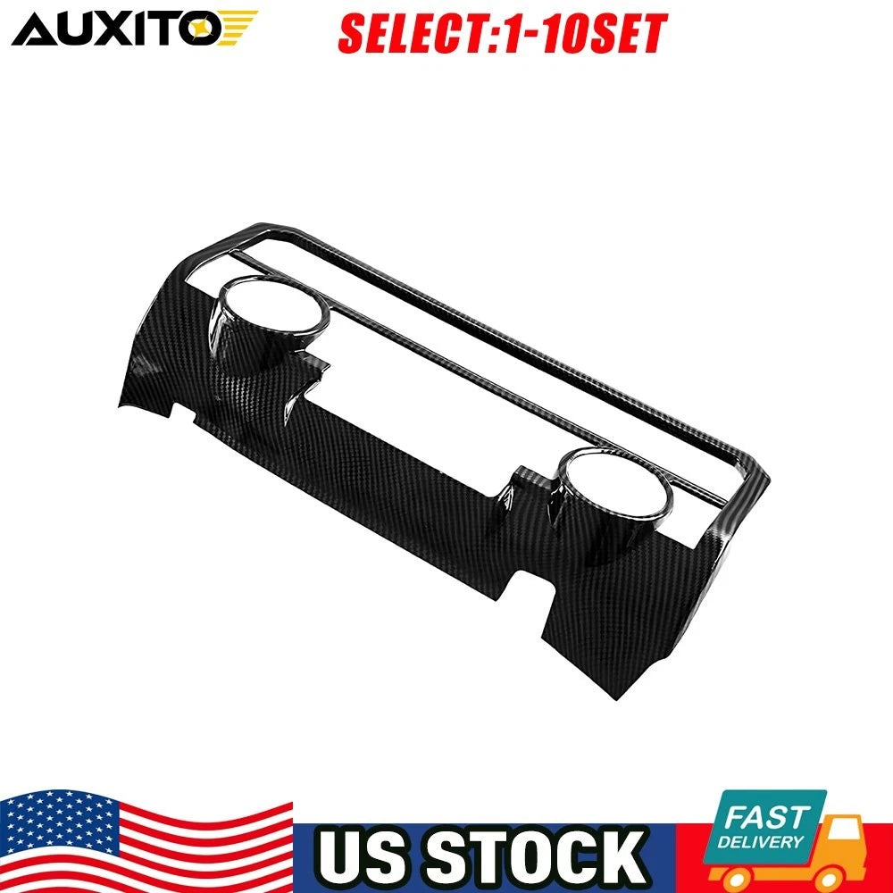 Carbon Fiber Center Dash Air Vent Outlet Cover Trim for Toyota Tacoma (2024–2025)
