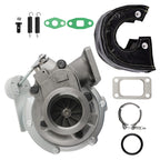T3 T04E V-Band Turbocharger .63 A/R Universal + Heat Shield for 1.5L-2.5L