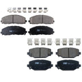 Set of 4 TRW Pro Ceramic Brake Pads for Chrysler Dodge Ram VW