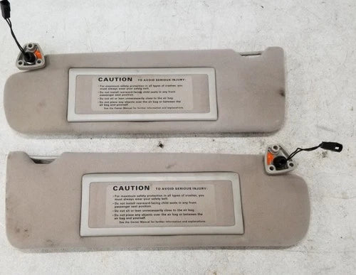 Set of 2 Sun Visors for Jaguar XJR XJ6 XJ12 (1995–1997) TAN SDC