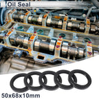 Set of 5 Oil Seal Rotary Shaft Seal NBR Rubber 50x68x10mm