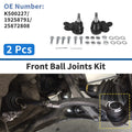 2X Front Lower Ball Joints for Chevrolet Equinox (2010–2017) No.K500227/19258791