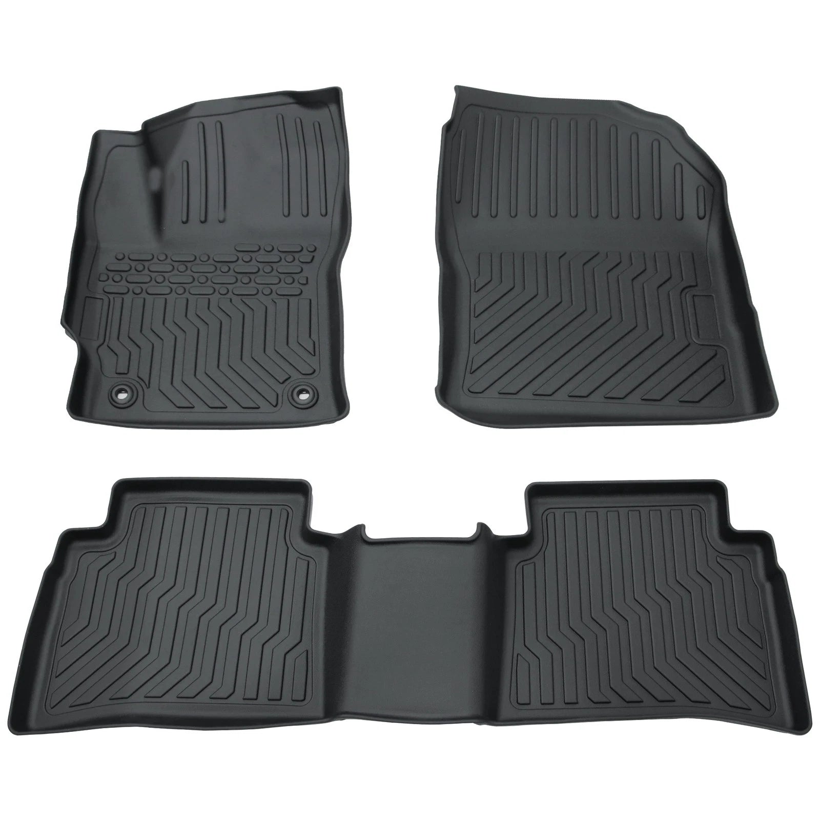 Set of 4 TPE Rubber Floor Mats for Toyota Corolla Hybrid (2020–2024)