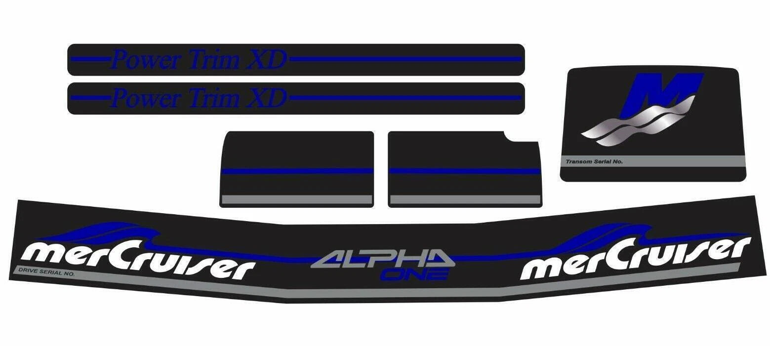 Decals Sticker for MerCruiser Alpha One Gen 2 Drives (37-861431A98)