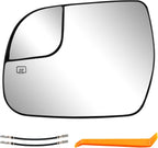 Left Driver Side Convex Mirror Glass w/ Power Heated for Toyota Sienna (2014–2020)