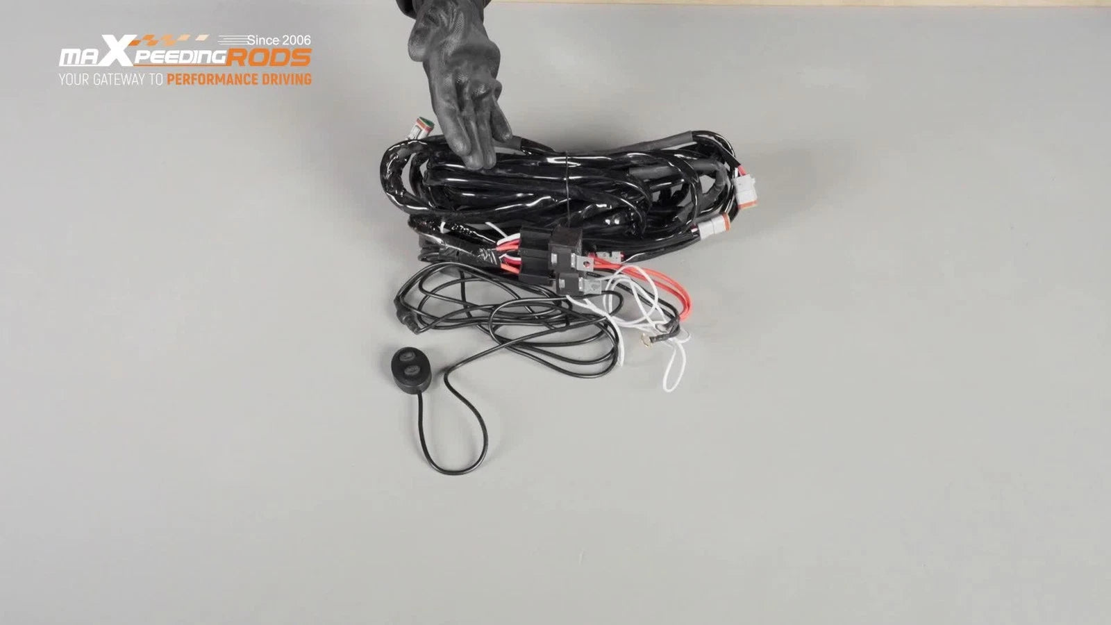 Touch Switch Wiring Harness for maXpeedingrods Crosshair Series (360W 12V)