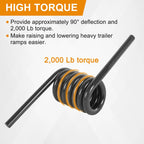2 Pair Heavy Duty Trailer Ramp Springs for Trailer