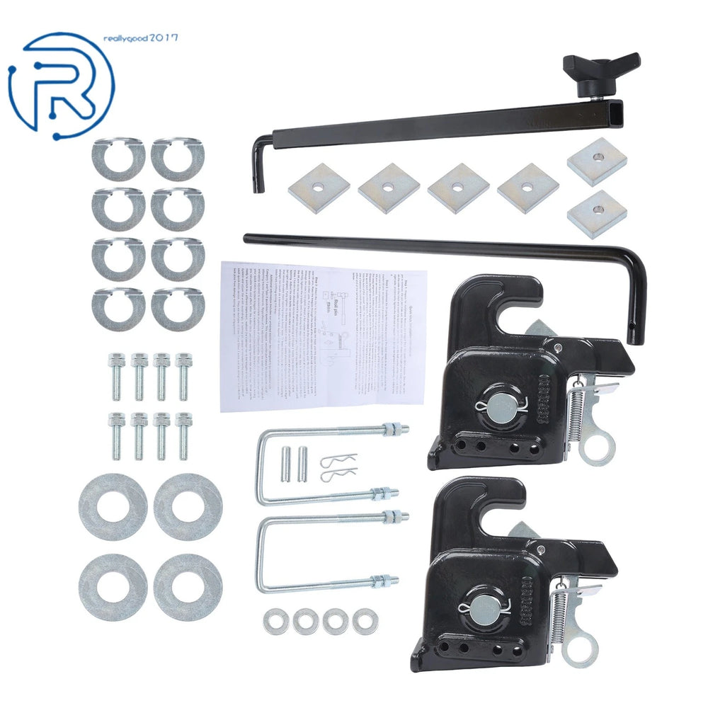 Quick Hitch Kit for Category 2 Tractor & Implement (Black)