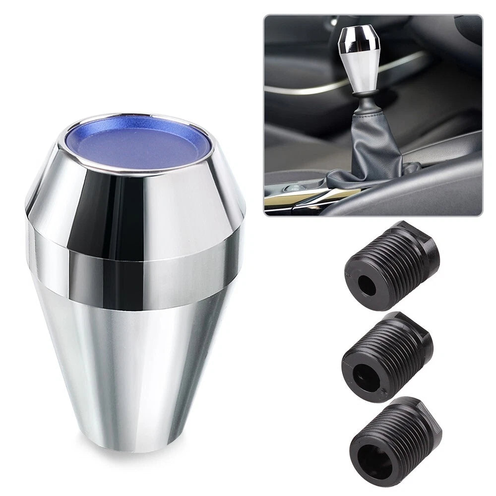 Aluminium Silver Gear Shift Knob for Universal Vehicles