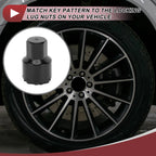 Wheel Lock Lug Nut Type M Anti-theft Key Socket for Mercedes Benz GLE450 GLS350 (2016–2023)