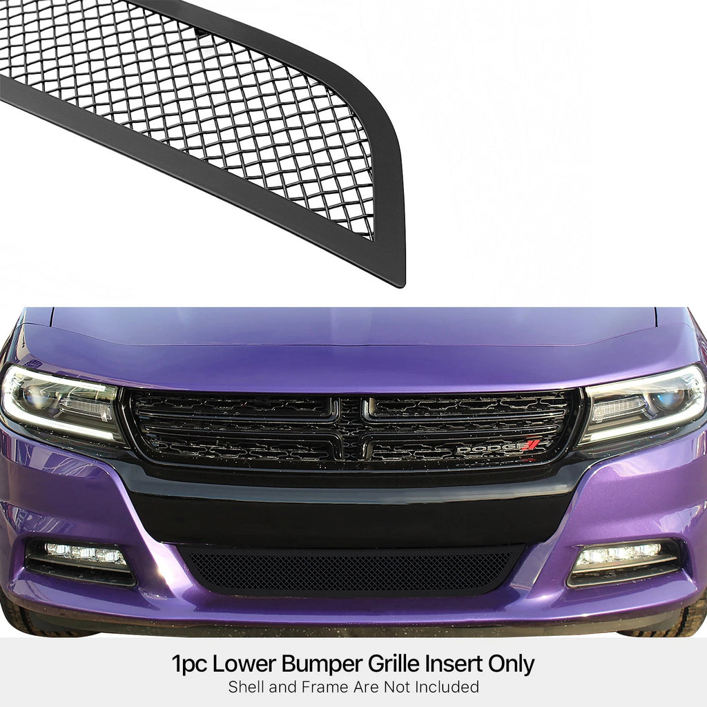 Black Mesh Grille for Dodge Charger (2015-2023)