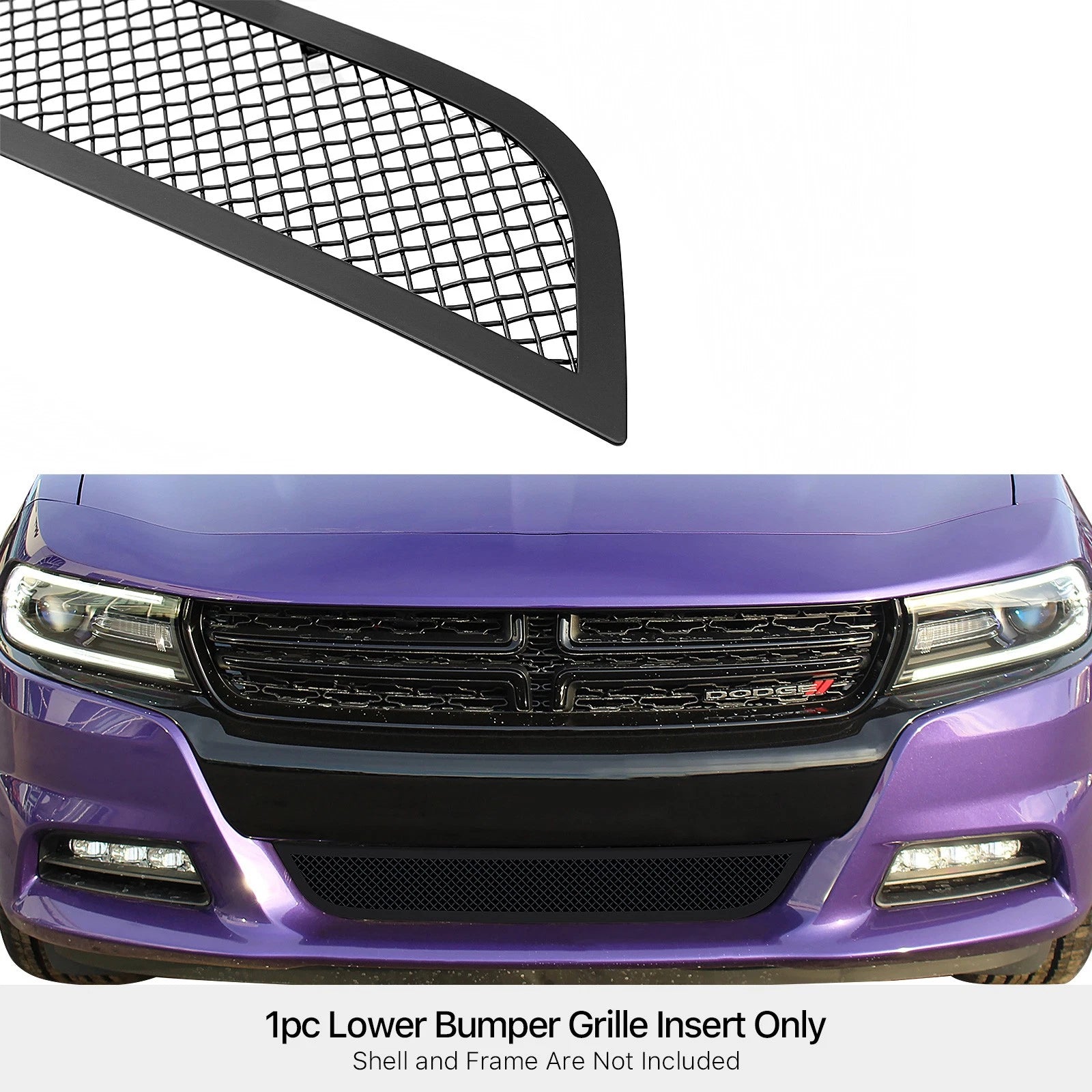 Black Mesh Grille for Dodge Charger (2015-2023)