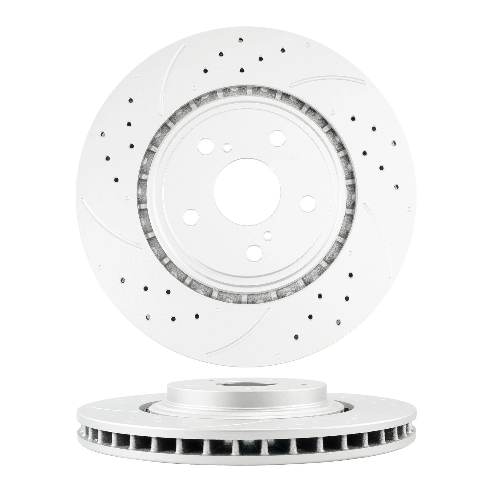 Front Drilled Slotted Rotors for Lexus RX 350 (2010–2015)