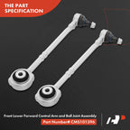 2X Front Lower Rearward Control Arm with Ball Joint for Mercedes-Benz