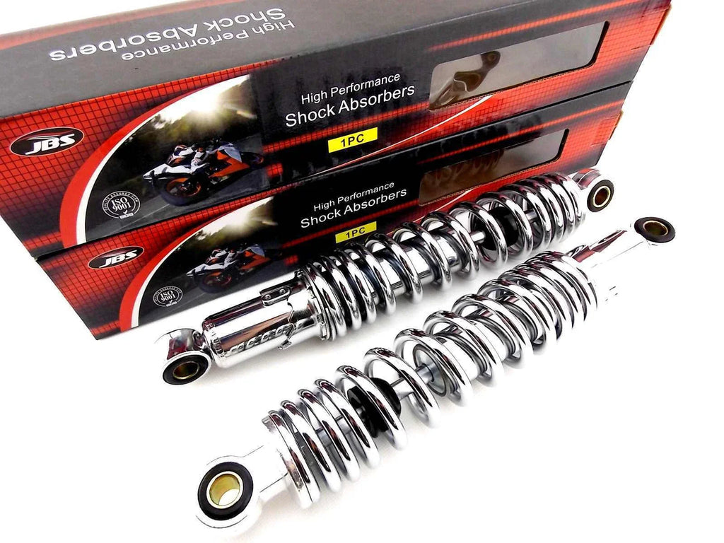 300mm JBS Chrome Rear Shock Absorbers for Kawasaki EN500