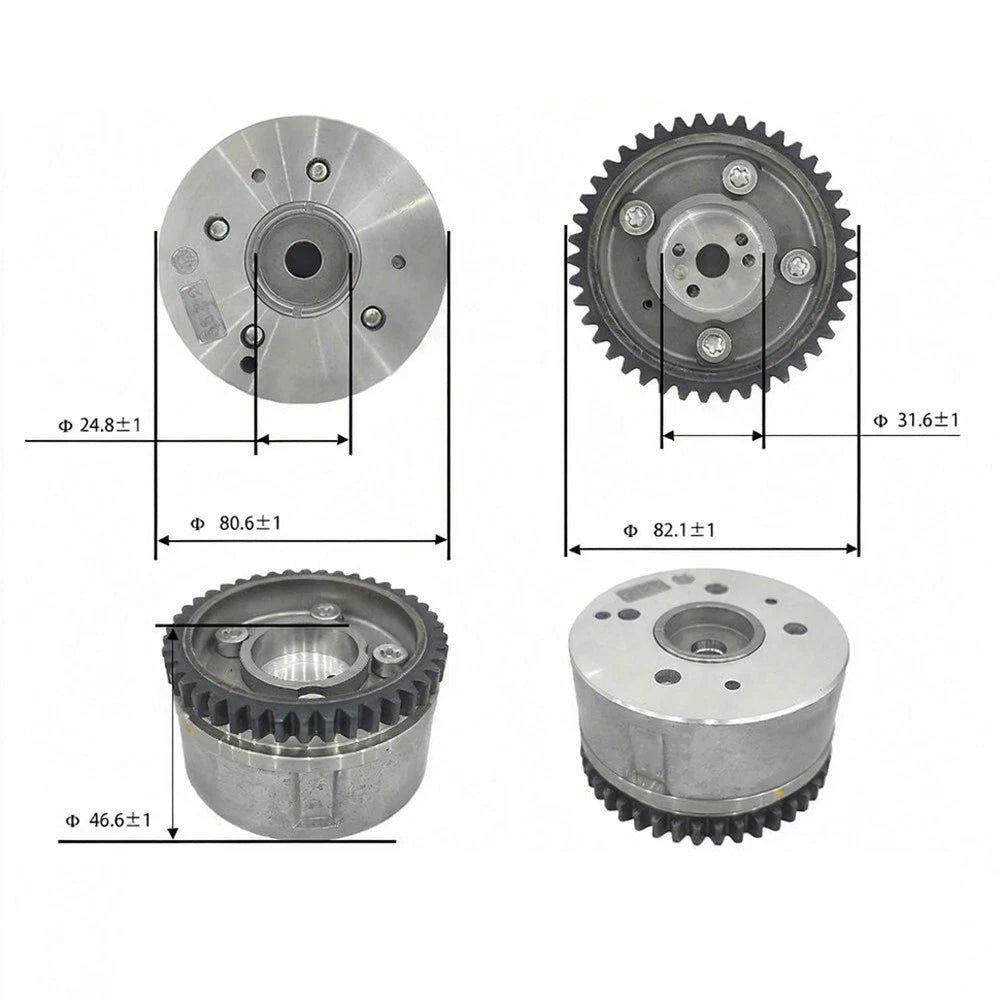 CVVT Camshaft Gear for Hyundai Kia i10 i20 Picanto Rio 1.2L (2013–2020)