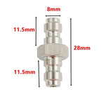 Double Male Quick-Disconnect Coupling Adaptor for Air Fill Station (Stainless Steel)