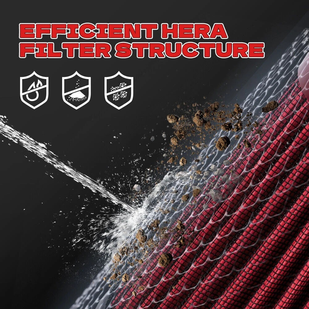 4" Red High Flow Inlet Cone Cold Air Intake Filter for Various Models