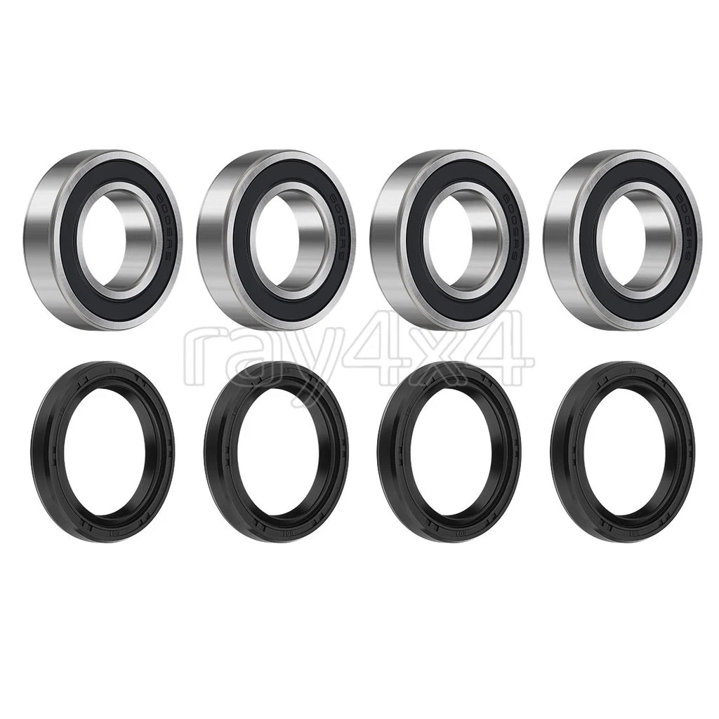 2X Front Wheel Bearing Seals for Kawasaki Mule 3000 3010 3020 4000 4010