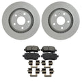 Hella Rear Rotors & Bosch Ceramic Disc Brake Pads Kit for Audi TT RS TTS (2009–2019)