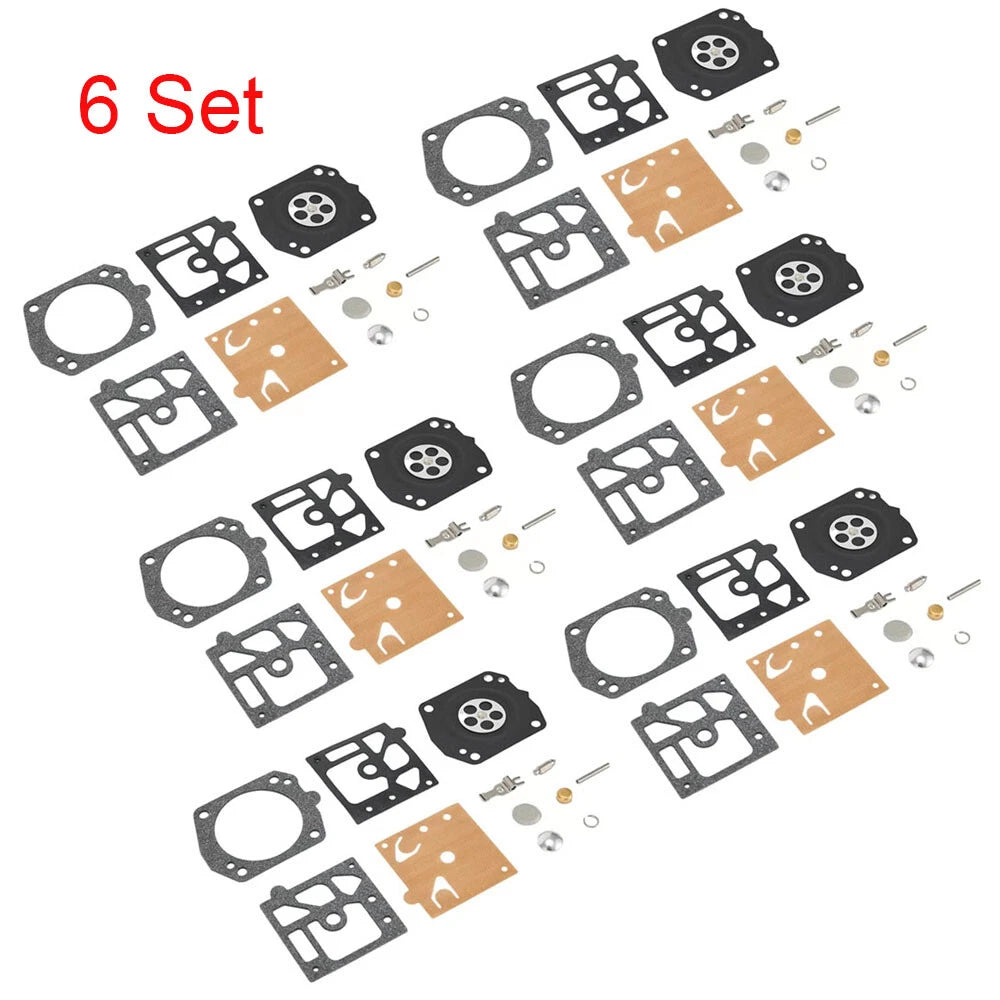 6X Carburetor Gasket Kit for Husqvarna 350 346 (Walbro K22-HDA)