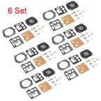 6X Carburetor Gasket Kit for Husqvarna 350 346 (Walbro K22-HDA)