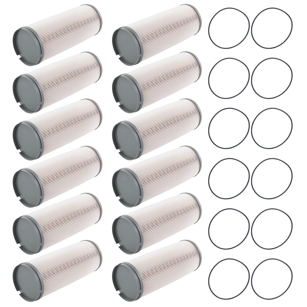 Set of 12 Fuel Filters for Kenworth T680 (L6-14.9L)