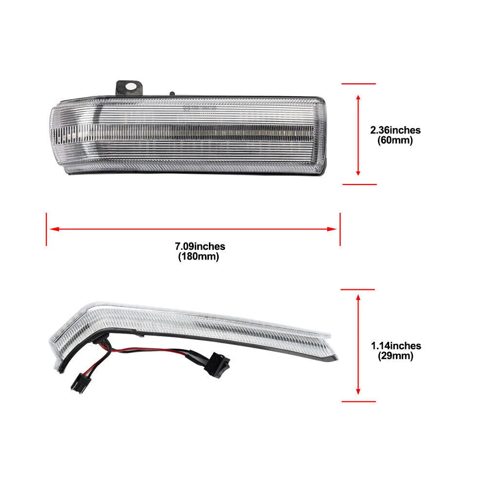 Sequential Turn Signal Light Lamps for Fiat Doblo (2010–2017)