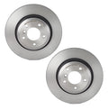 Set of 2 Rear Coated Vented Disc Brake Rotors for BMW E89 Z4 (2009–2016)
