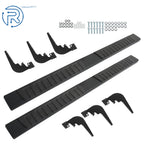 Set of 2 Running Boards 6" Side Steps Black for Ram 1500 (2019-2023)