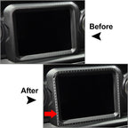 GPS Navigation Panel Cover Trim for Jeep Wrangler JL Gladiator JT (2018-2023)