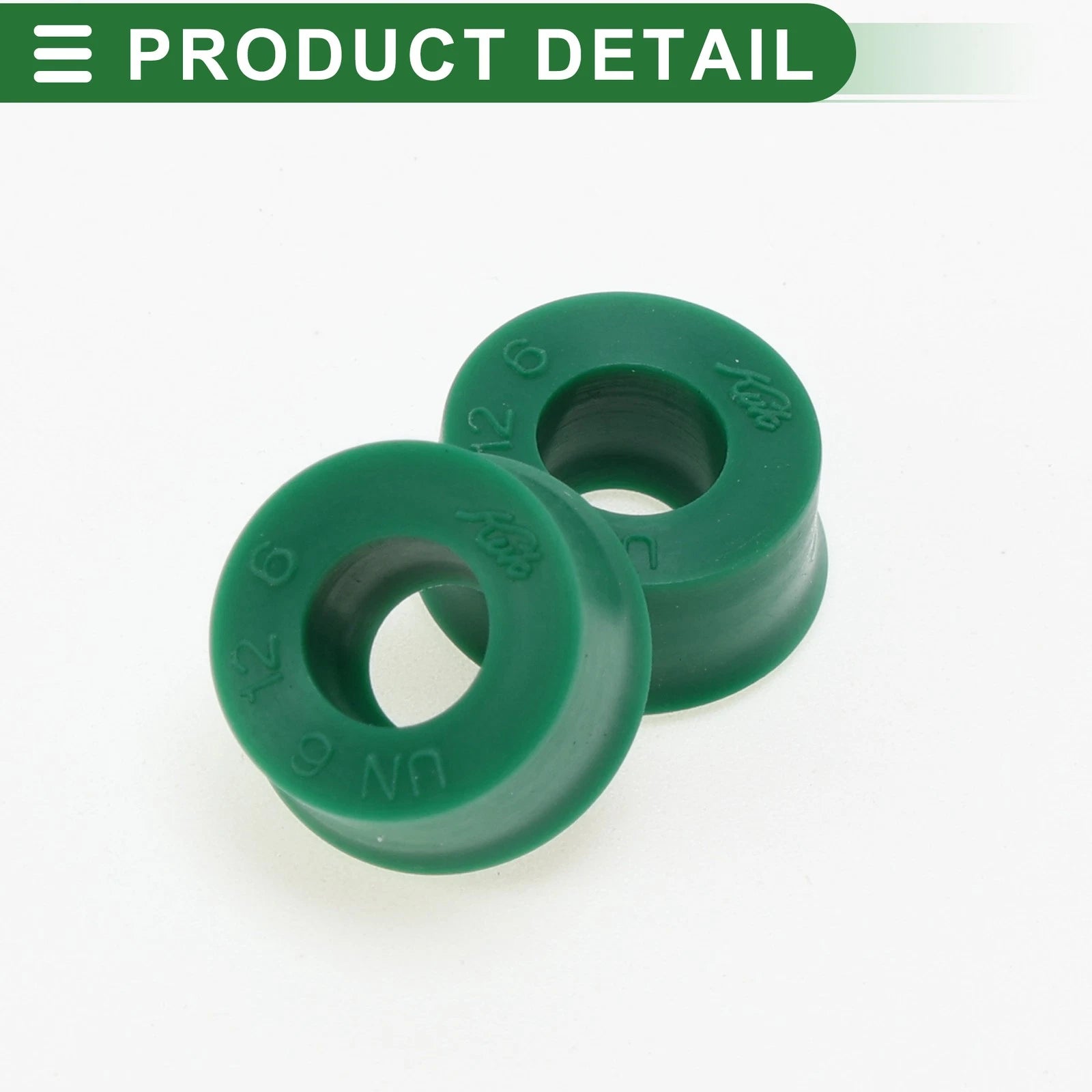 Set of 5 Oil Seal Ring 6x12x6mm for Rotary Shaft (TPU, High Pressure)