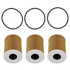 3PCS Engine Oil Filter HU9001X for Porsche 911 Cayenne V6 V8 (2008–2019)