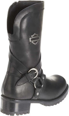 Harley-Davidson Women's Amber Black Leather Riding Boots D85514 (9.5")