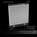 2-Row Aluminum Core Radiator for Freightliner Business Class M2 (2008–2012)