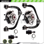 Set of 6 Front Control Arm Ball Joint Wheel Bearing Hub for Ford F-150 (2009–2010)