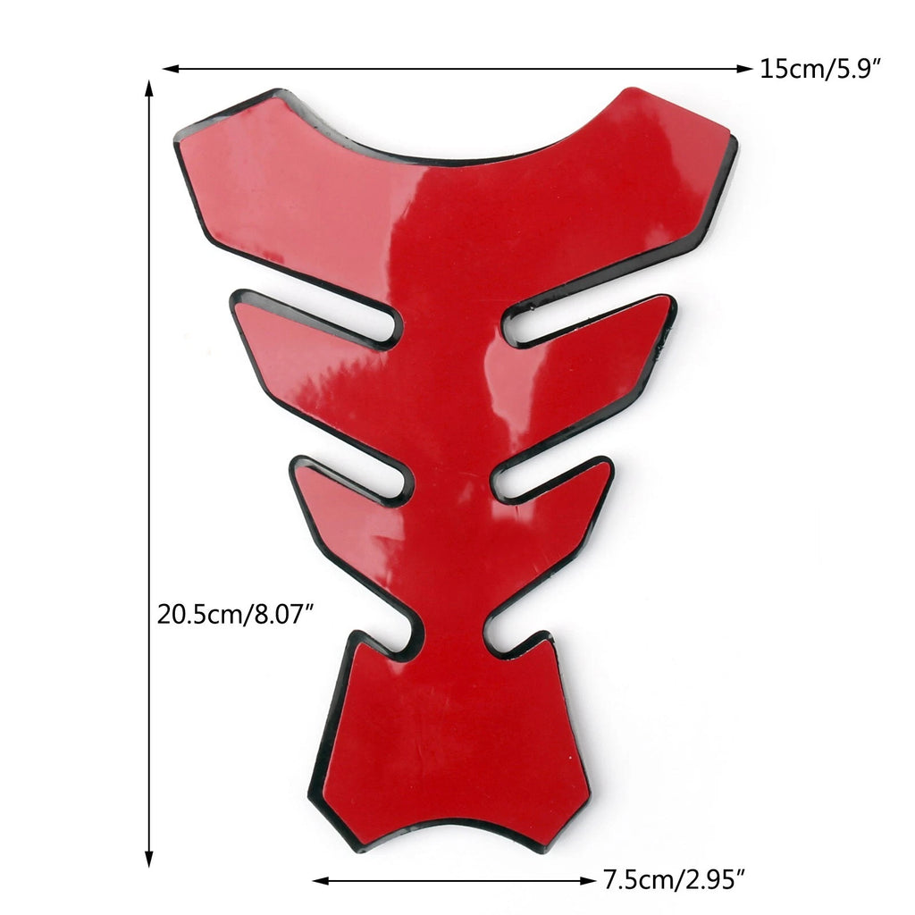 Rubber Tank Pad Gas Protector Sticker for Motorcycle Bike (Gy T9)