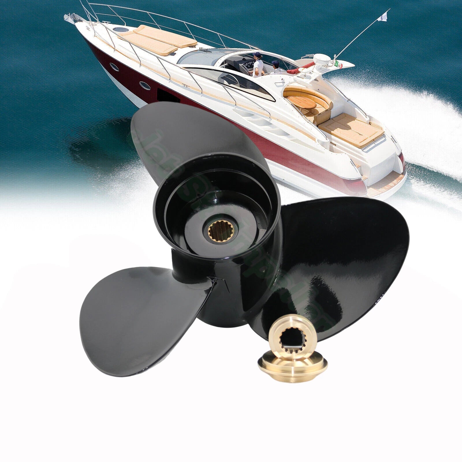 16 X 21.5 Aluminum Propeller for Honda Marine Outboard BF 115-250 HP (15 Spline)