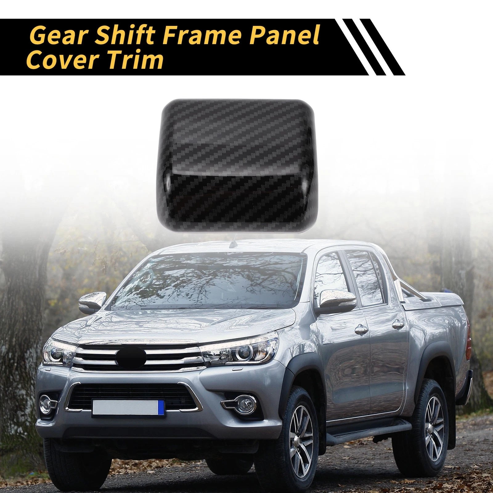 Carbon Fiber Gear Shift Knob Cover Trim for Toyota Tundra (2022–2024)