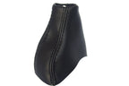 Manual Shift Boot Cover for Volvo XC90 (2003–2014) Black Leather Synthetic