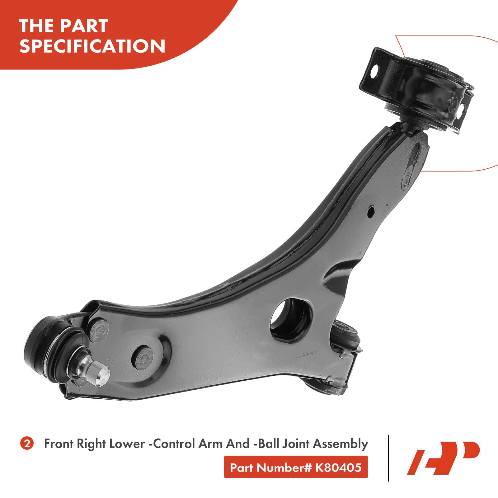 Set of 8 Front Control Arm & Ball Joint Assembly for Ford Focus (2000-2004)