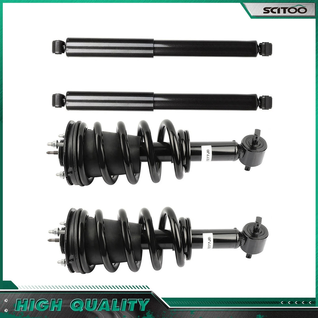 Set of 4 Struts and Shocks for Chevy Silverado Sierra (2014–2018)