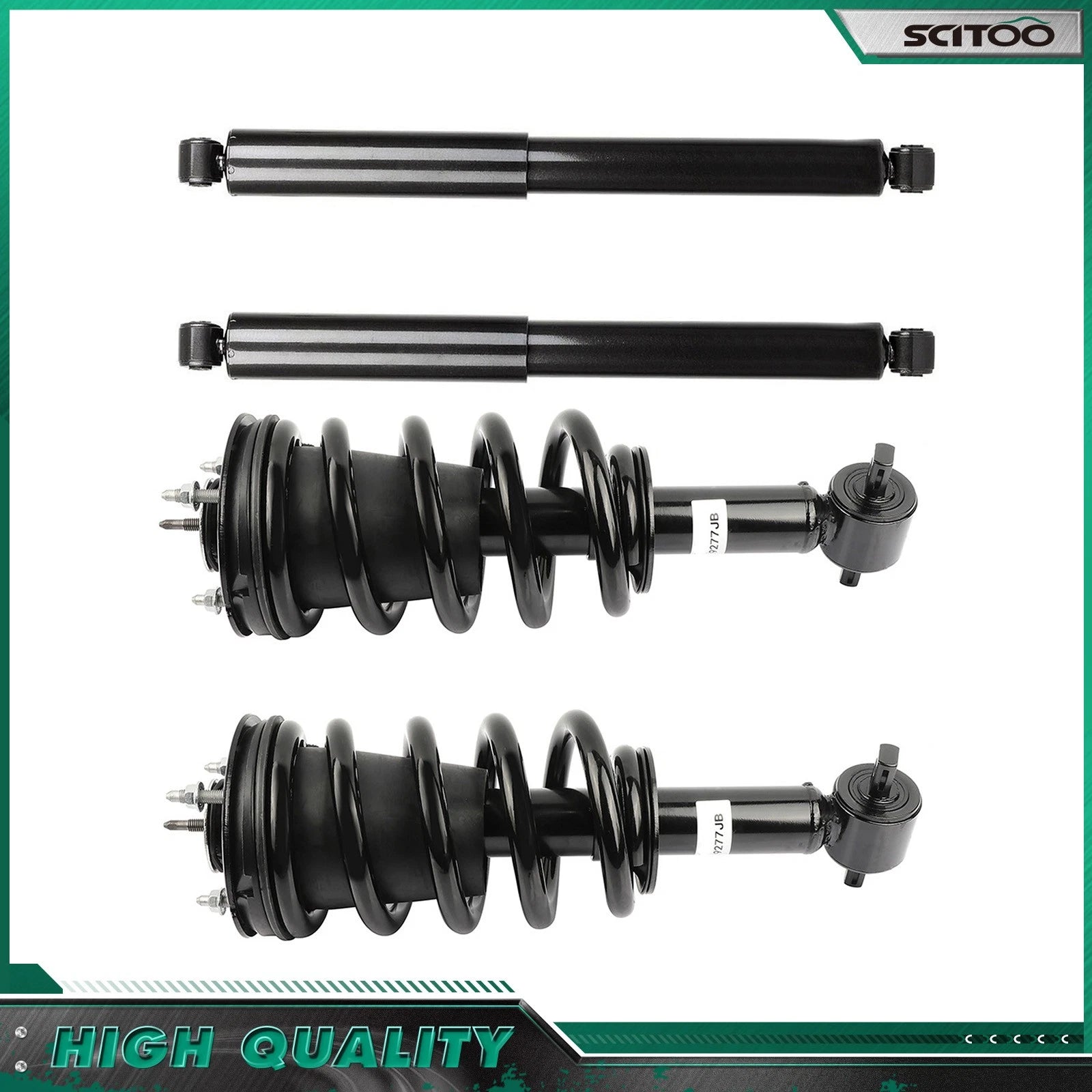 Set of 4 Struts and Shocks for Chevy Silverado Sierra (2014–2018)