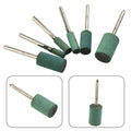 Set of 6 Cylinder Rubber Head Grinding Polishing Tools for Rotary Drill