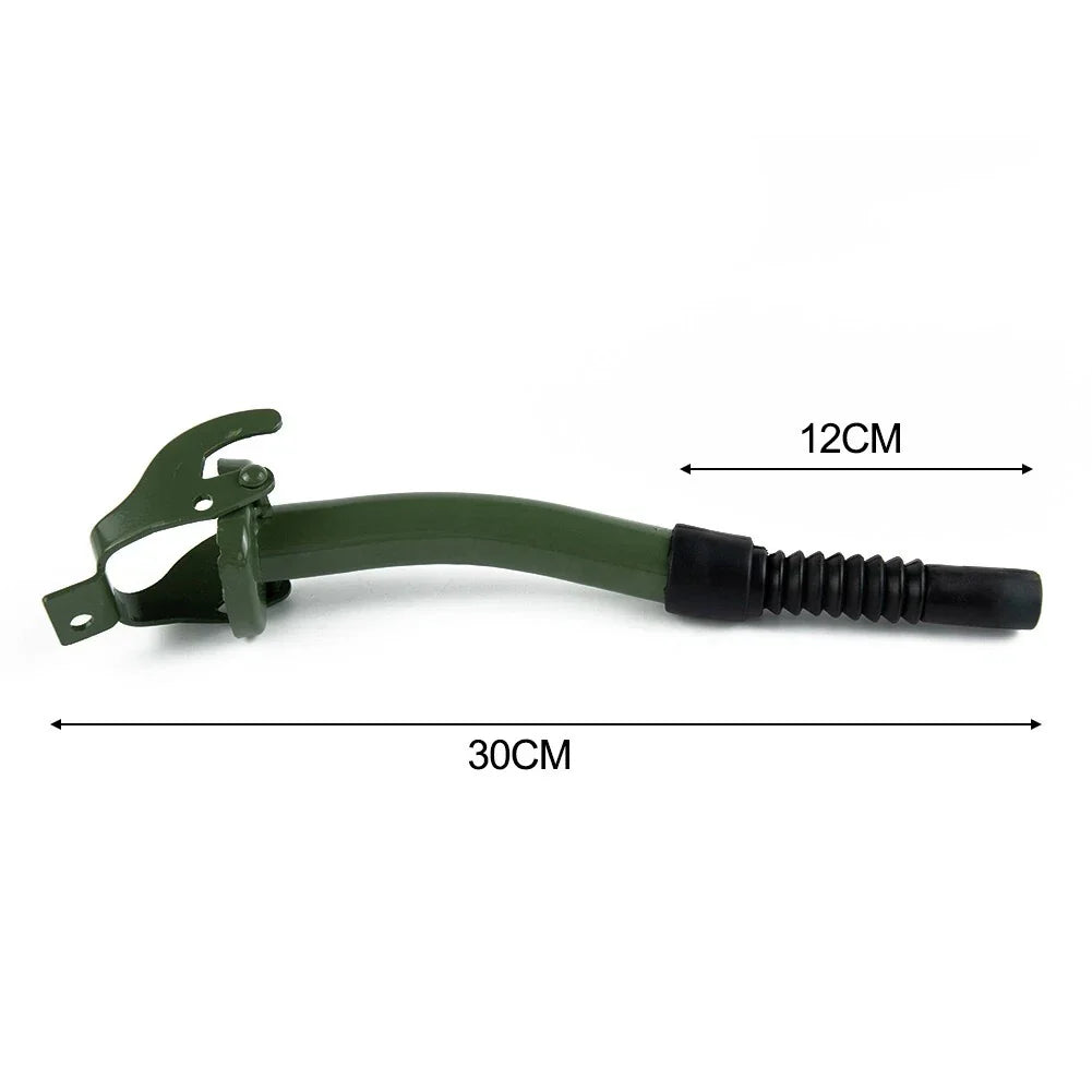 Can Spout Nozzle Oil Pipe Standard With Rubber Gasket 38cm 1pc Accessories for Car
