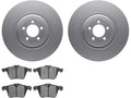 Front Brake Pad and Rotor Kit for Jaguar XJR (2006–2009) NK684HD